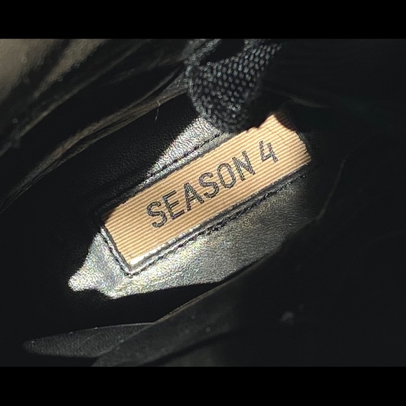 Yeezy Season 4 Combat Boots, Oil. Men’s 10 size. main image 4